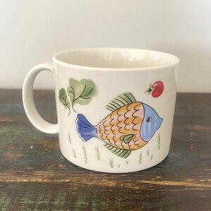 Whimsical Underwater Fish Design Coffee Mug